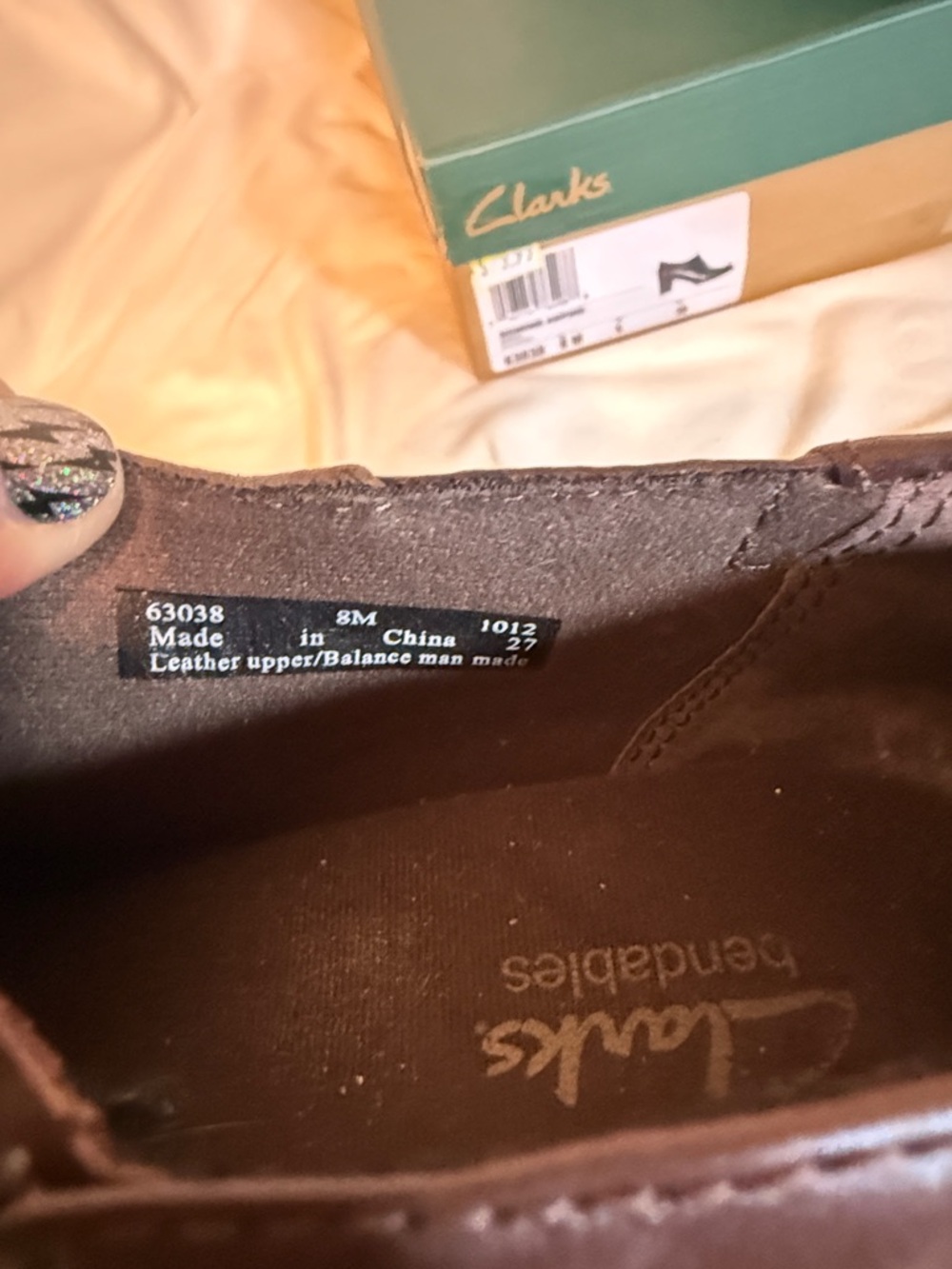 Clarks Bendables Scheme Aspire Bark Brown Leather Ankle Boots 8M 63038 Buckle - Picture 3 of 8